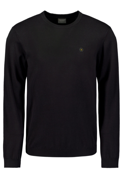 NO-EXCESS pullover crewneck 2 coloured melang